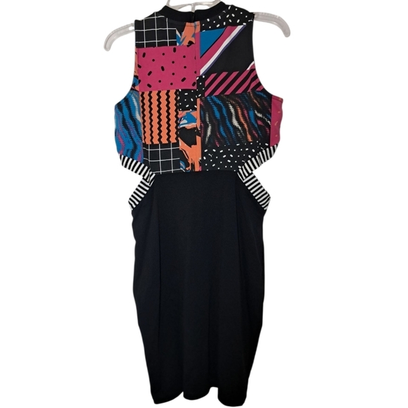 Puma Classics Clash All Over Print Cutout Dress Size L - Picture 16 of 16